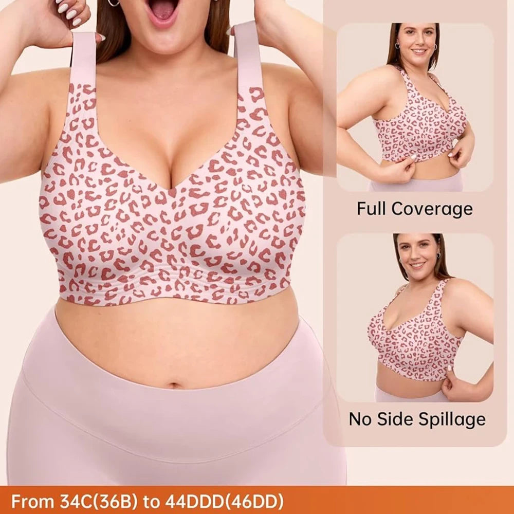 Plus Size Wireless Minimizer Bra